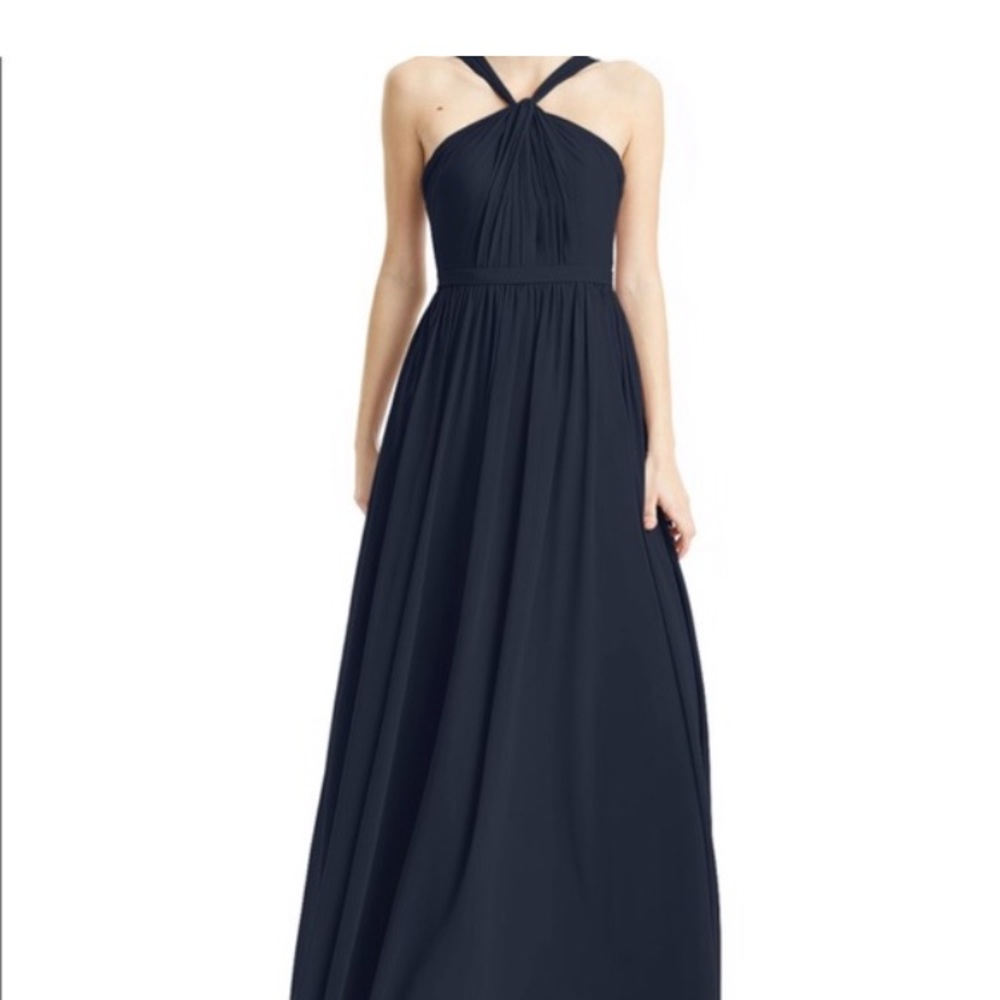 Azazie “jacey” navy dress, size 2